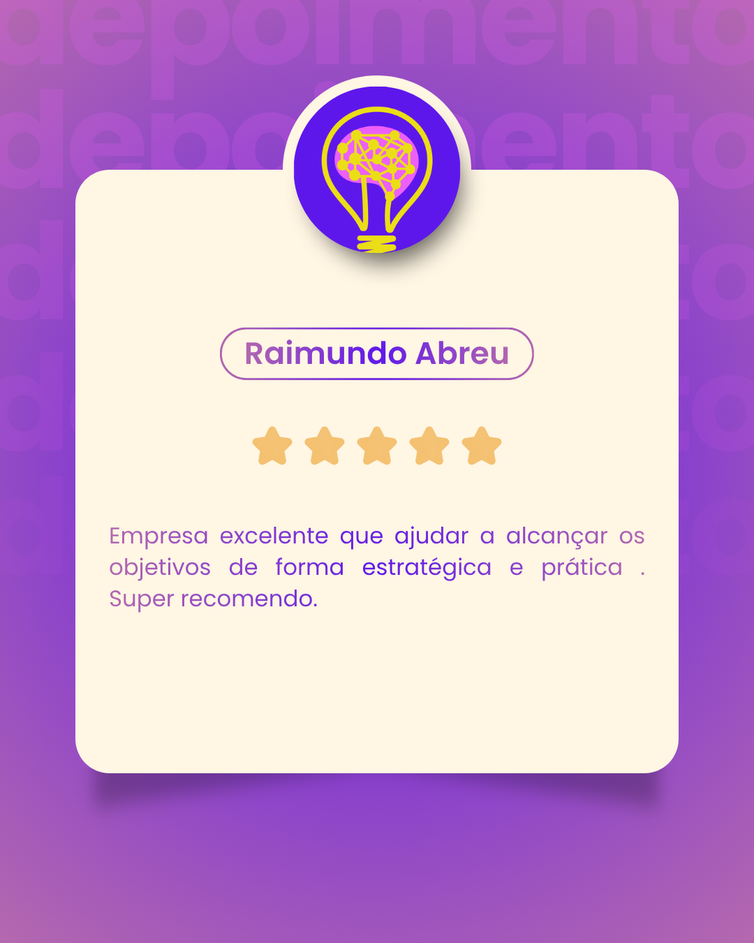 Avaliação de cliente FM8
